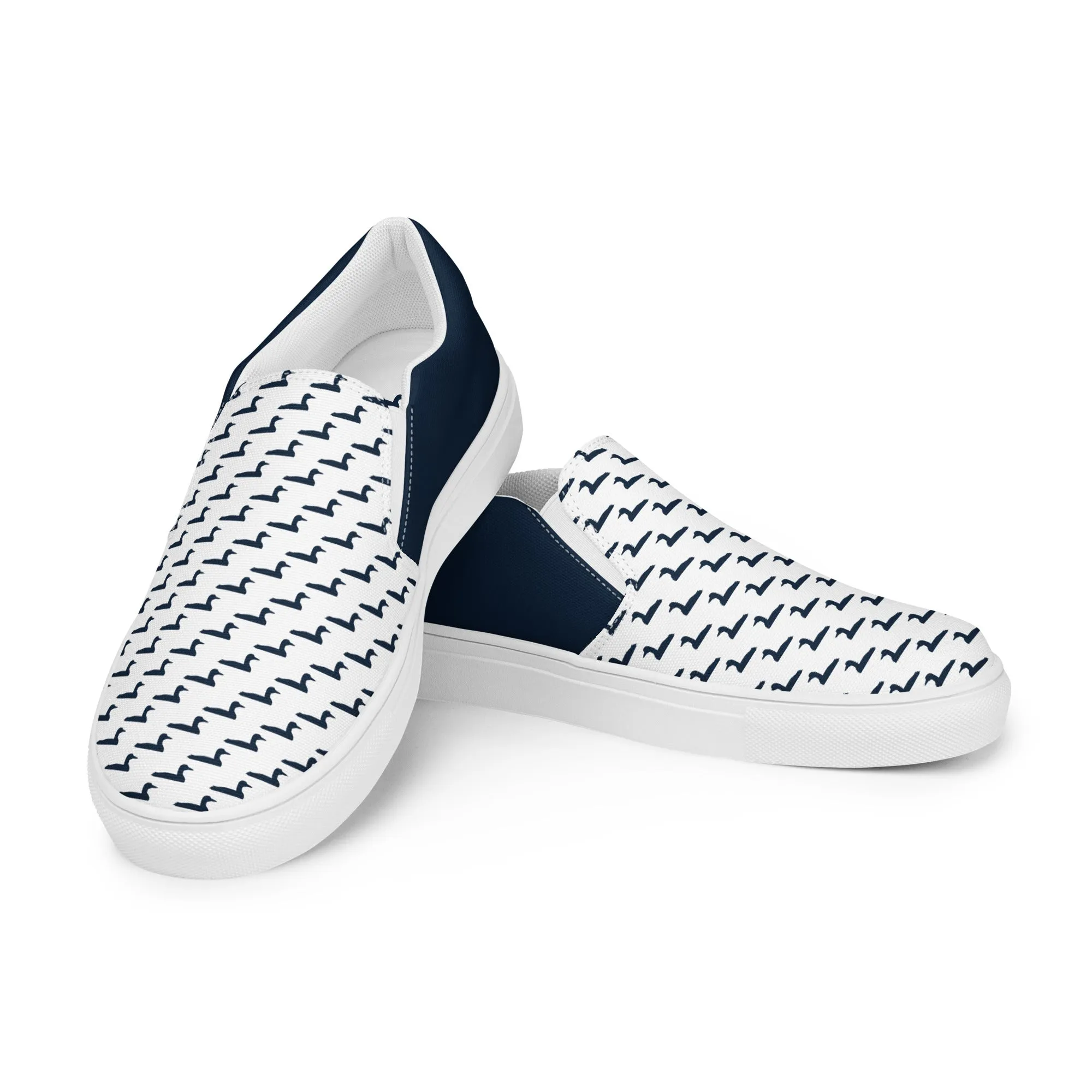 Lake   Loon Signature Men's Slip-On Canvas Dock Shoes
