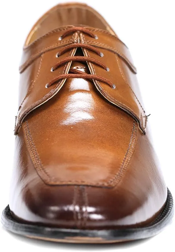 LIBERTYZENO Mens Animal Print Genuine Leather Adults Wingtip Monkstrap & Lace Up Dress Shoes for Easter Gift