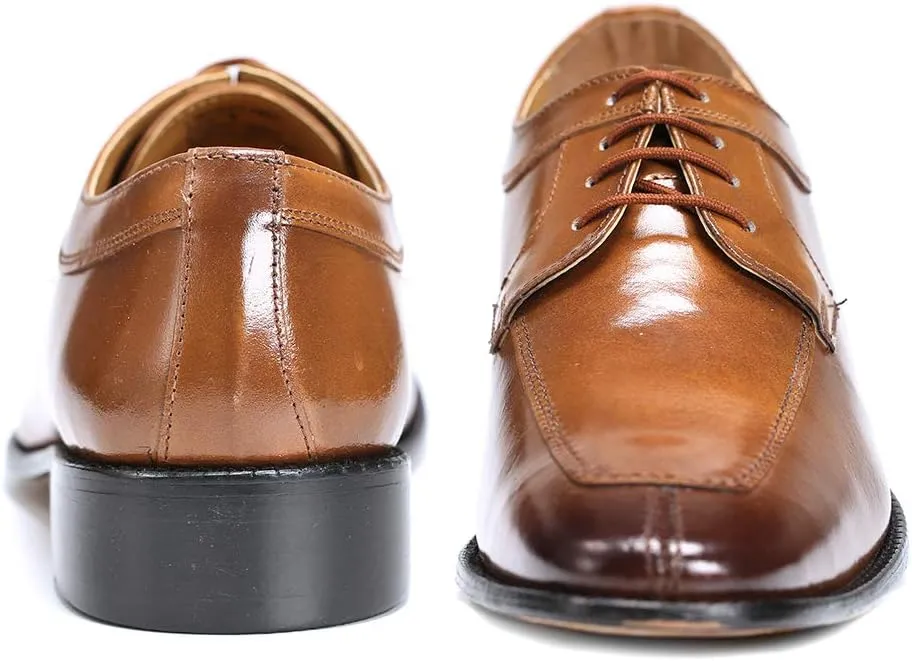 LIBERTYZENO Mens Animal Print Genuine Leather Adults Wingtip Monkstrap & Lace Up Dress Shoes for Easter Gift