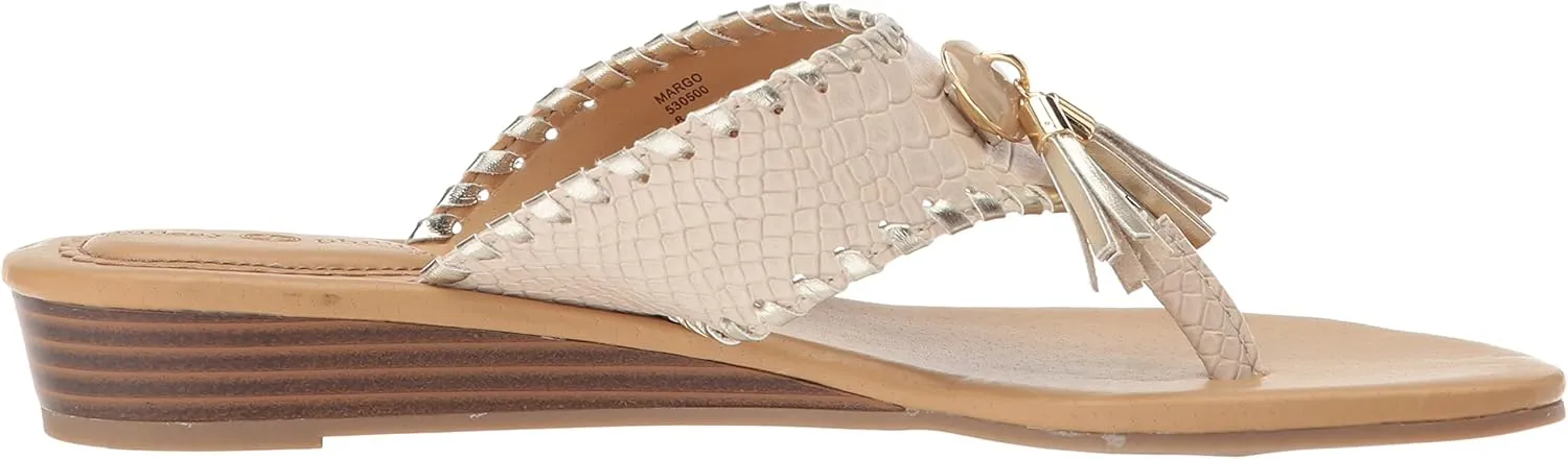 LINDSAY PHILLIPS Women's Thong Wedge Sandal