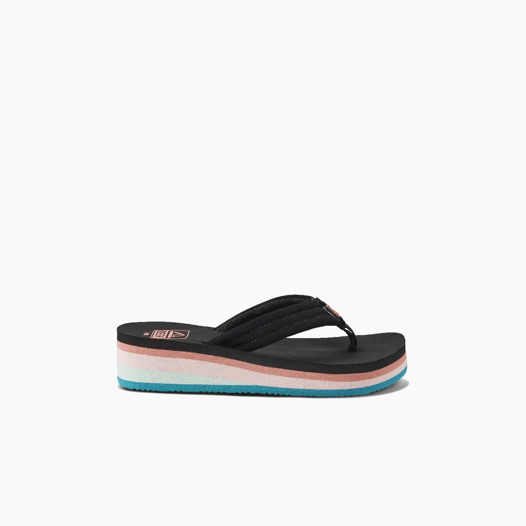 Little Ahi Wedge Kids Sandal - Rainbow
