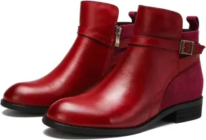 Loafers For Women Arrival Women's Fashion Ankle Boots with Zip and Buckle Casual Soft Leather Short Platform Shoes