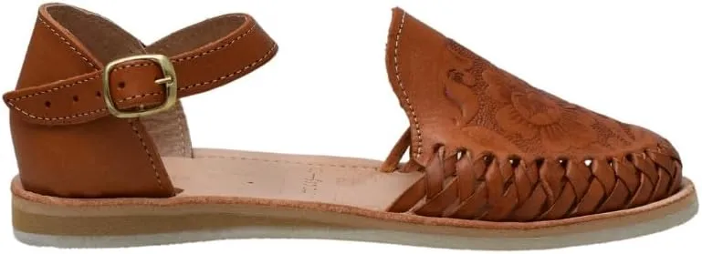Macarena Collection Womens Shoes Leather Sandals Ankle for Women | Huarache Handmade Mexican Sandals Women | Comfortable & Stylish Womens Sandals 911