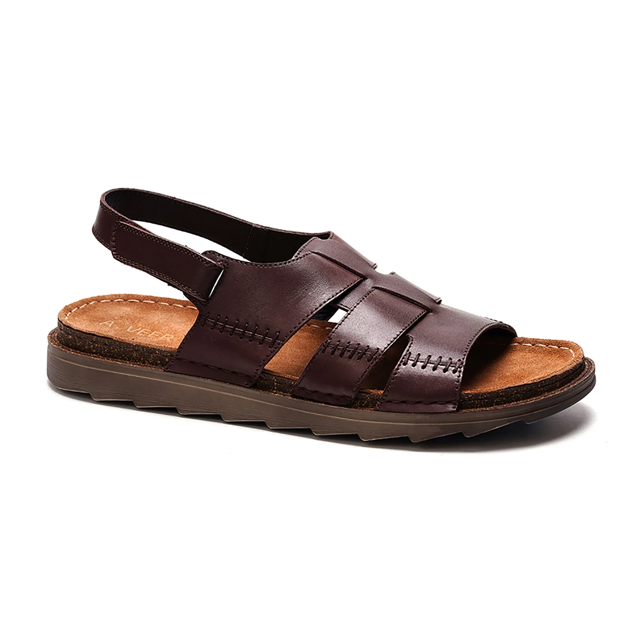 Maldiva Back Strap Sandal // Brown