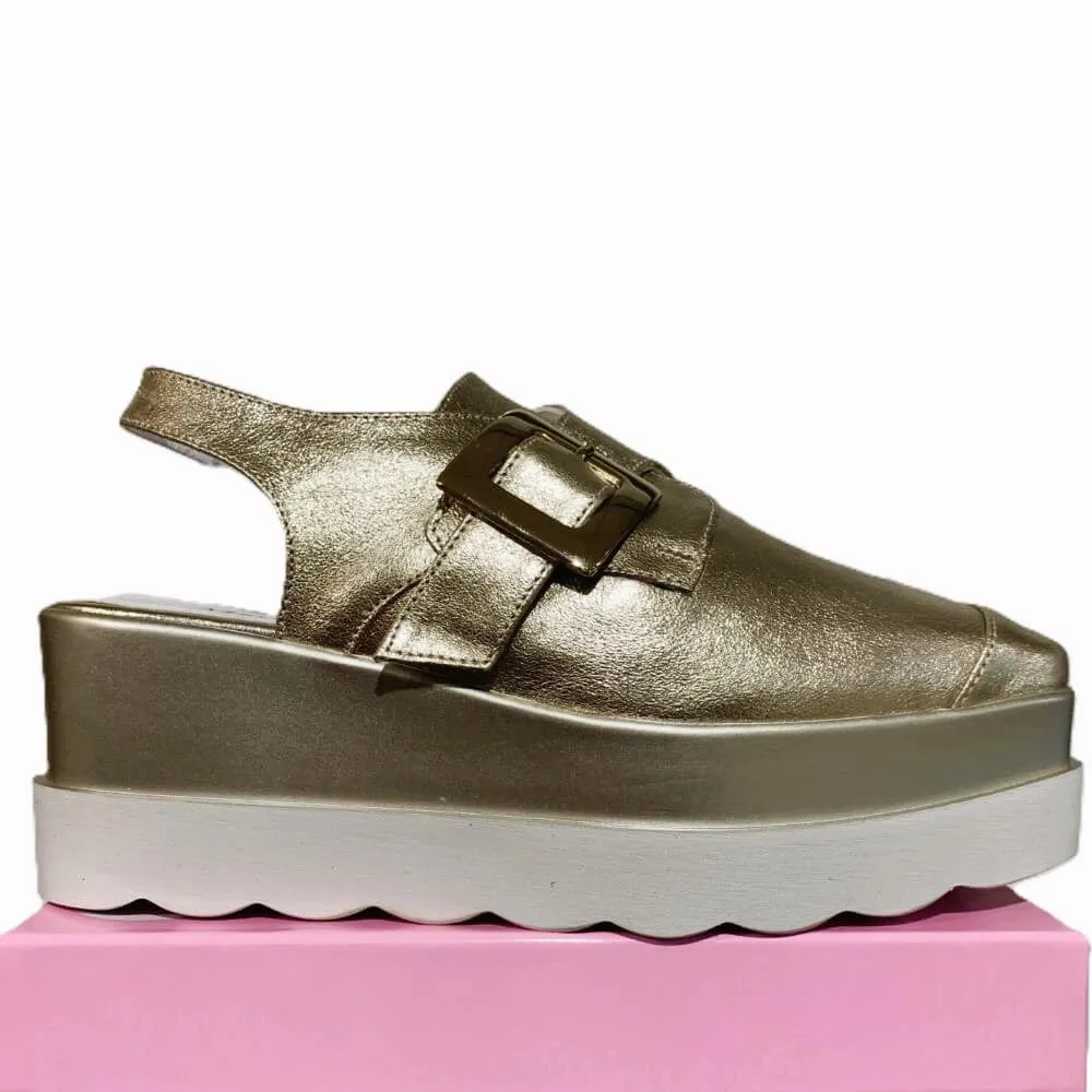 Marco Moreo Isla Vienna Slingback Trainer  M604-GOLD