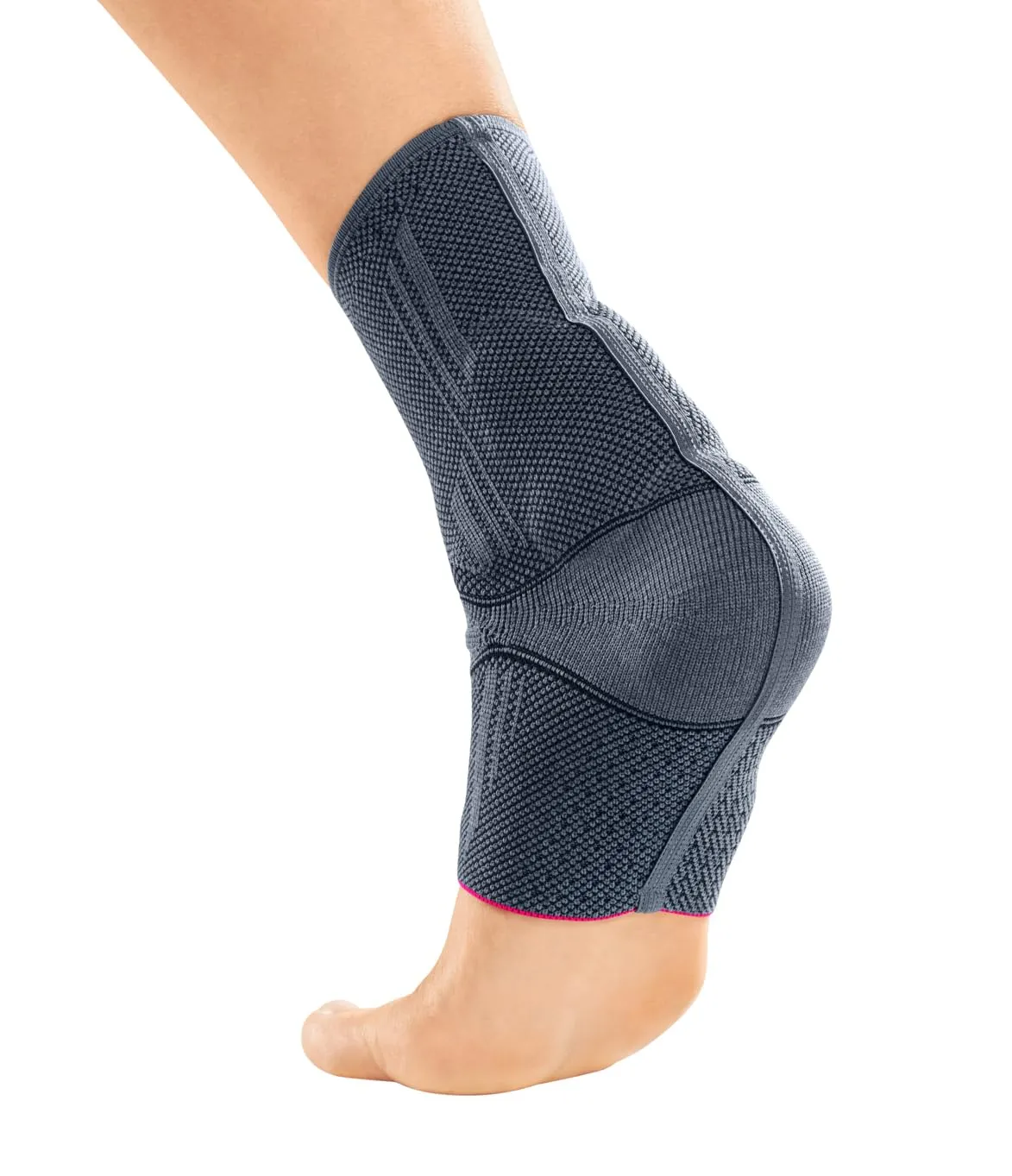 Medi Achimed Knit Ankle Support for Men & Women – Achilles Brace Compressive Foot Wrap Post-Surgical Moderate Support Ankle Stabilization V Silver