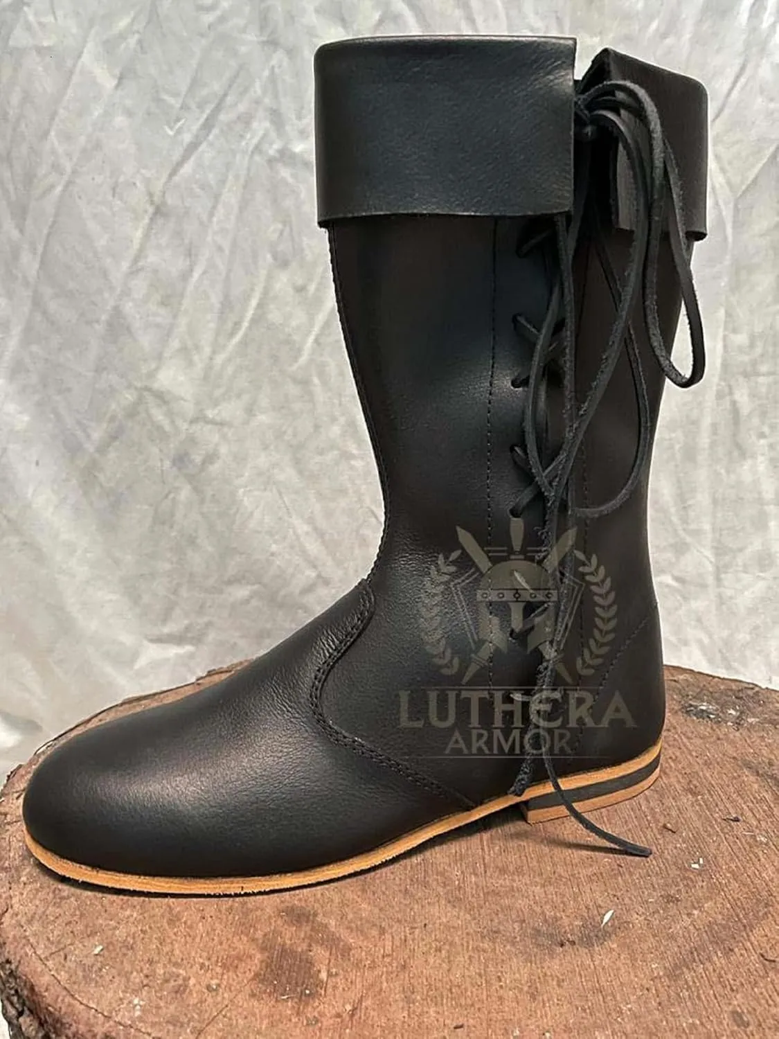 Medieval Leather Lise's Boots Medieval boots late 14th-15th Century Shoes Handmade shoes Riding Boots