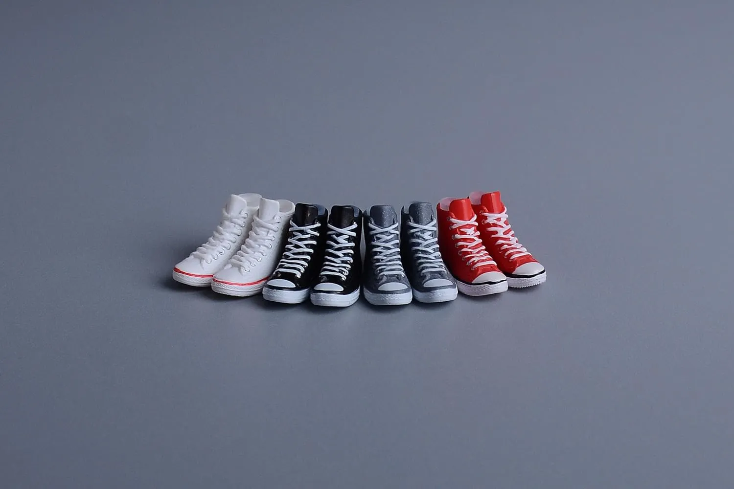 Meetoget Figure Male Doll Daily Sports Shoes 1/12 Scale high-top Knapsack for Action Figure PU004US,Red