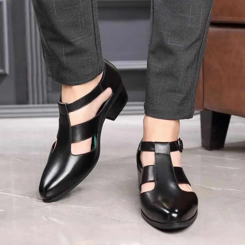 Men's Cutout Mesh Handmade Flat Casual Loafers Lightweight Slip on Mesh Moccasins Summer Breathable Driving Shoes Fashion Pointed Toe Formal Shoes