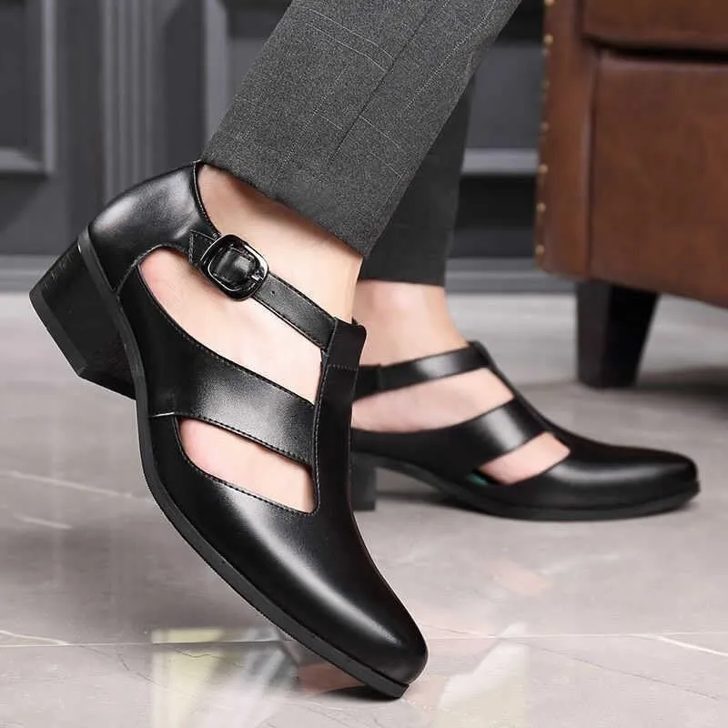 Men's Cutout Mesh Handmade Flat Casual Loafers Lightweight Slip on Mesh Moccasins Summer Breathable Driving Shoes Fashion Pointed Toe Formal Shoes