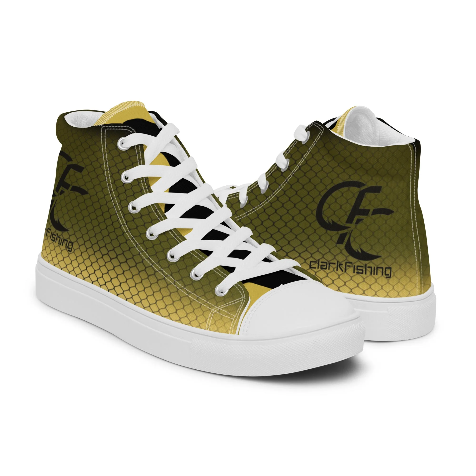 Men’s high top canvas shoes