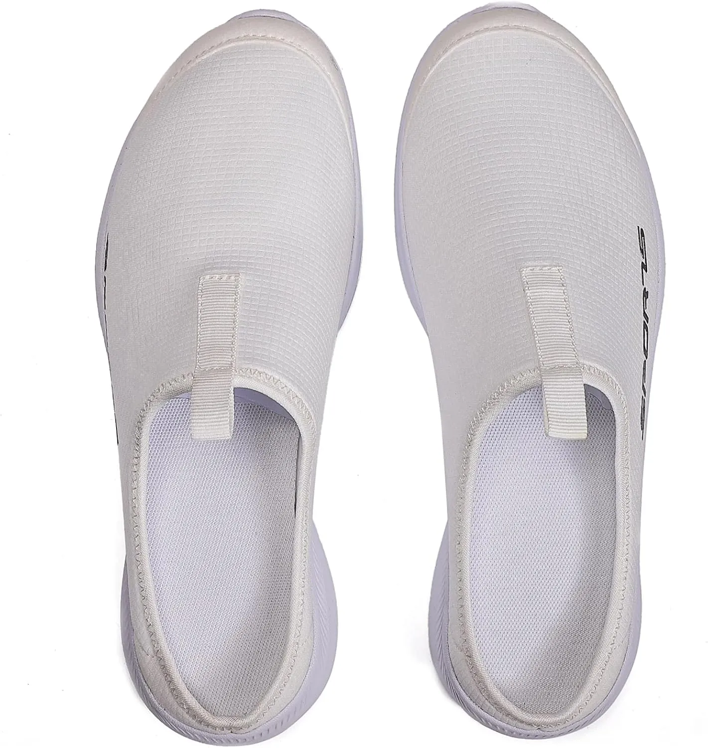 Men's Knitting Mesh Slip-On Casual Mules Comfort Round Toe Platform Arch Support Clog Open Back Shoes Non-Slip Lightweight Indoor Outdoor House Slippers