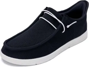 Men's Slip On Casual Shoes Arch Support Waking Loafers Non Slip Fashion Canvas Driving Boat Shoes Size 8-13
