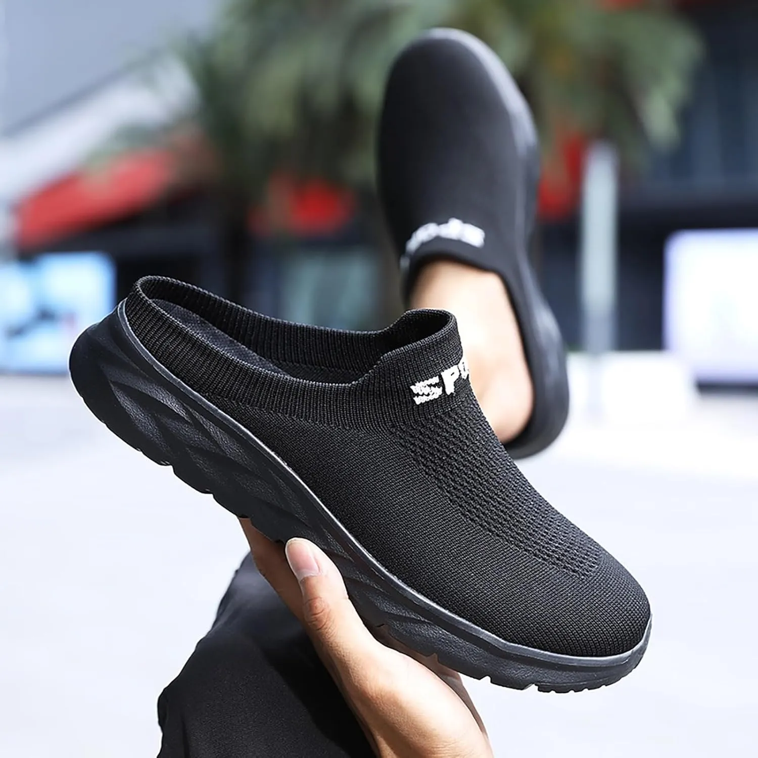 Mens Slippers with Arch Support Casual Mules Tennis Shoes Womens Fashion Black Casual Shoes Women Shoes Sneakers Brown Tennis Shoe Trainers Shoe