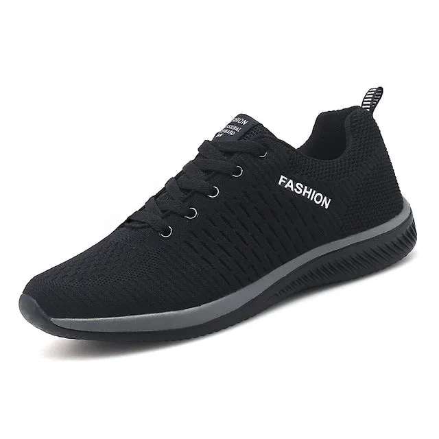 Mesh Men Casual Shoes Lac-up Men Shoes Lightweight Comfortable Breathable Walking Sneakers Tenis masculino Zapatillas Hombre