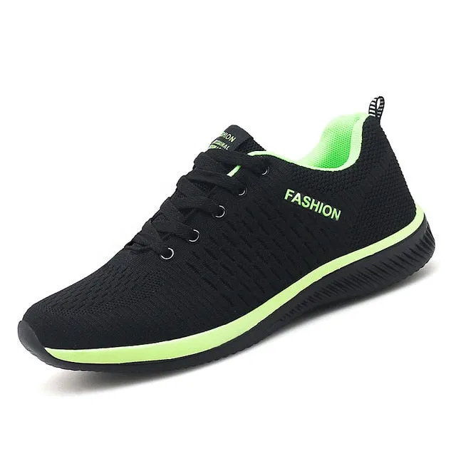 Mesh Men Casual Shoes Lac-up Men Shoes Lightweight Comfortable Breathable Walking Sneakers Tenis masculino Zapatillas Hombre