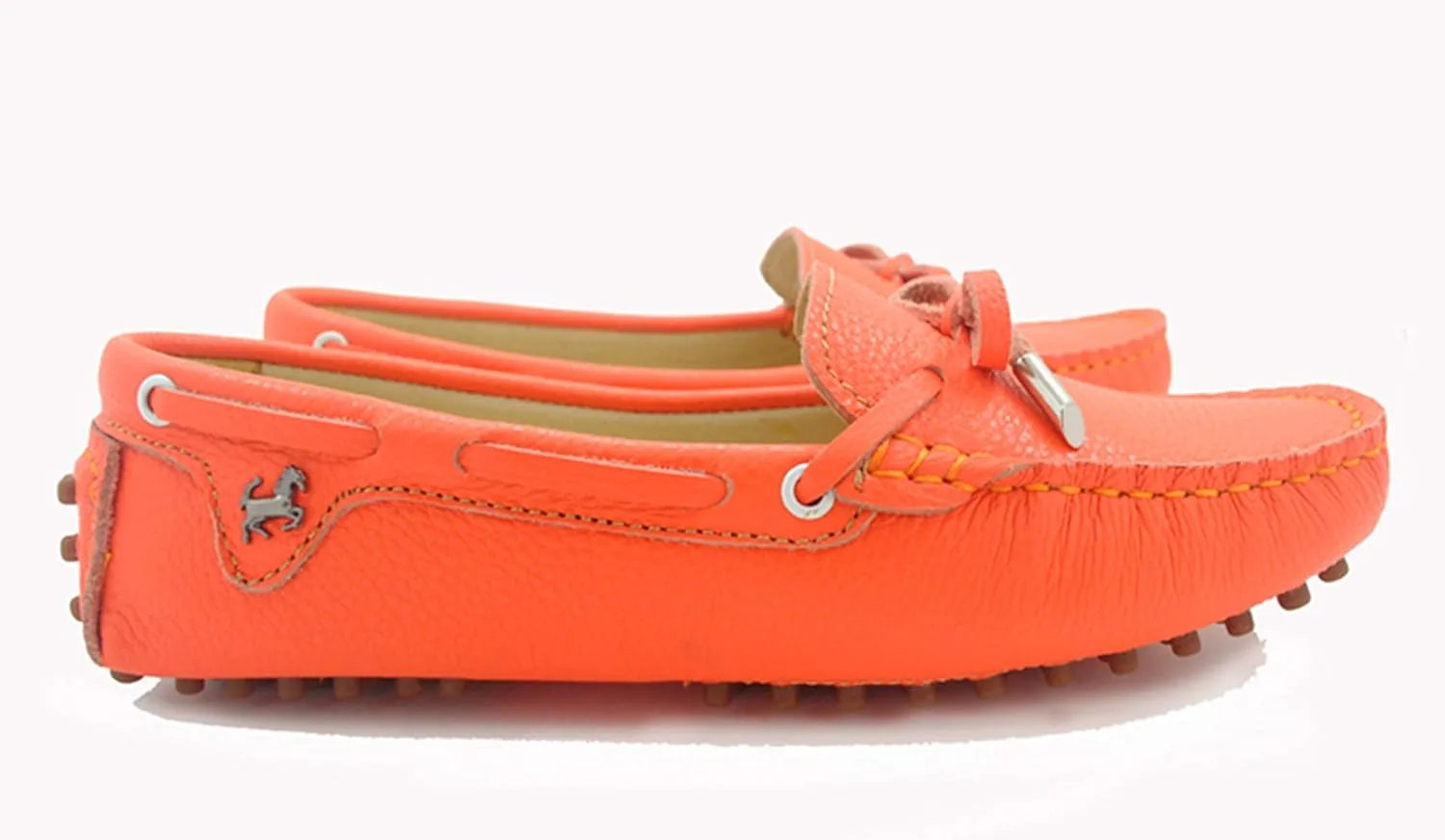 Minishion Boat Shoes for Women Comfortable Leather Loafers YB96010