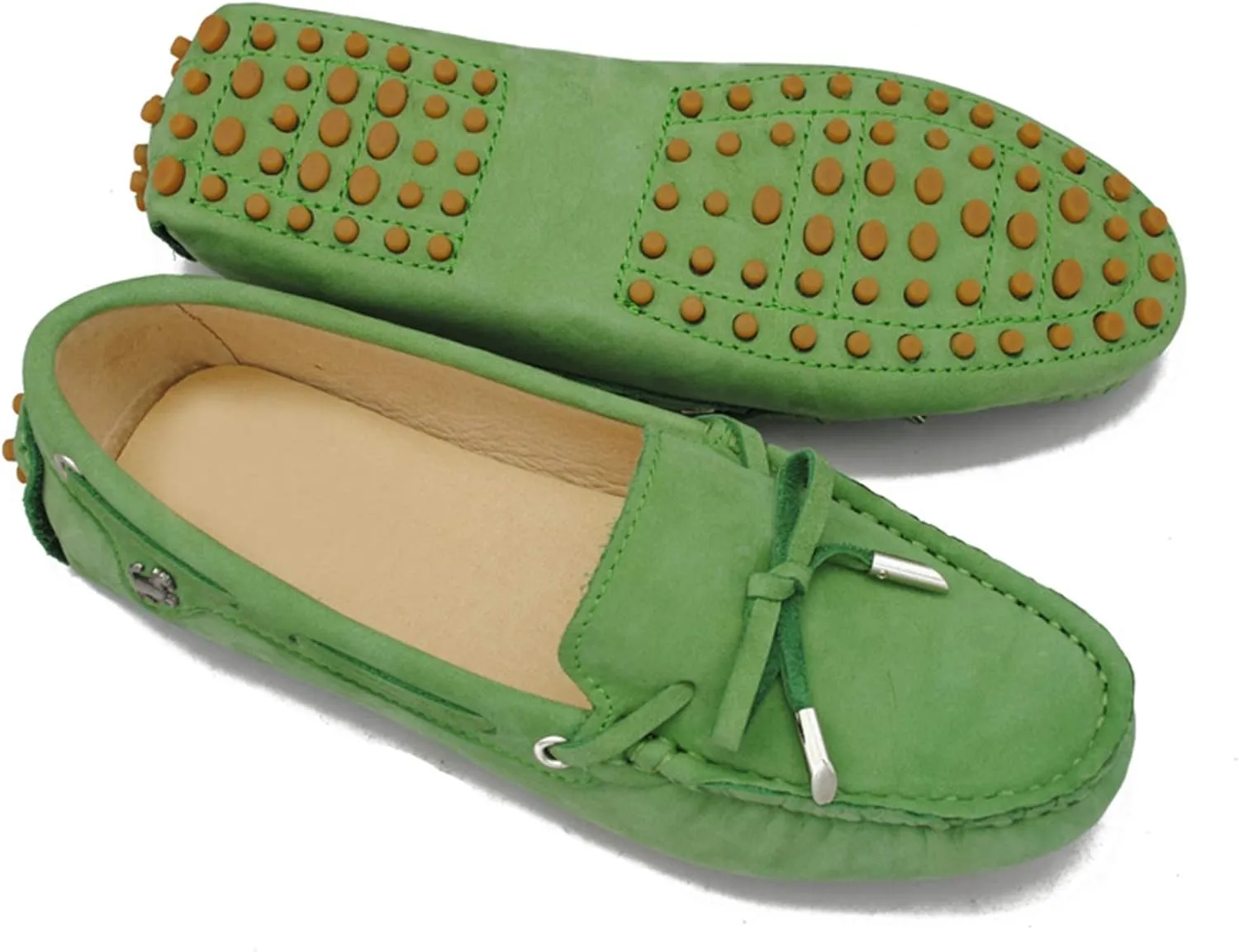 Minishion Boat Shoes for Women Comfortable Leather Loafers YB96010