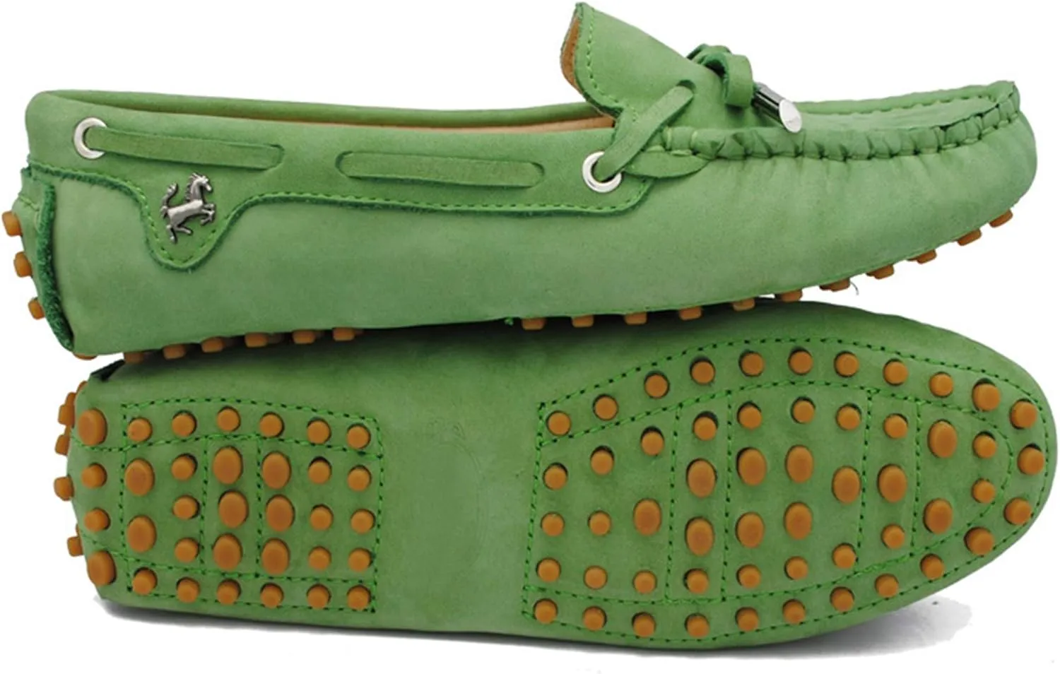 Minishion Boat Shoes for Women Comfortable Leather Loafers YB96010