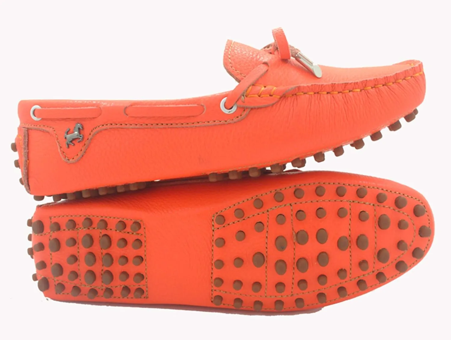 Minishion Boat Shoes for Women Comfortable Leather Loafers YB96010