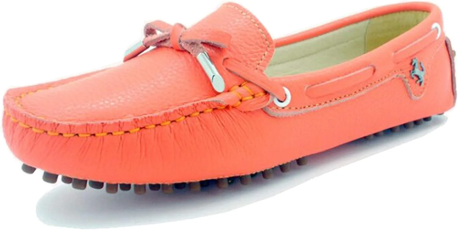 Minishion Boat Shoes for Women Comfortable Leather Loafers YB96010