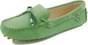 Minishion Boat Shoes for Women Comfortable Leather Loafers YB96010
