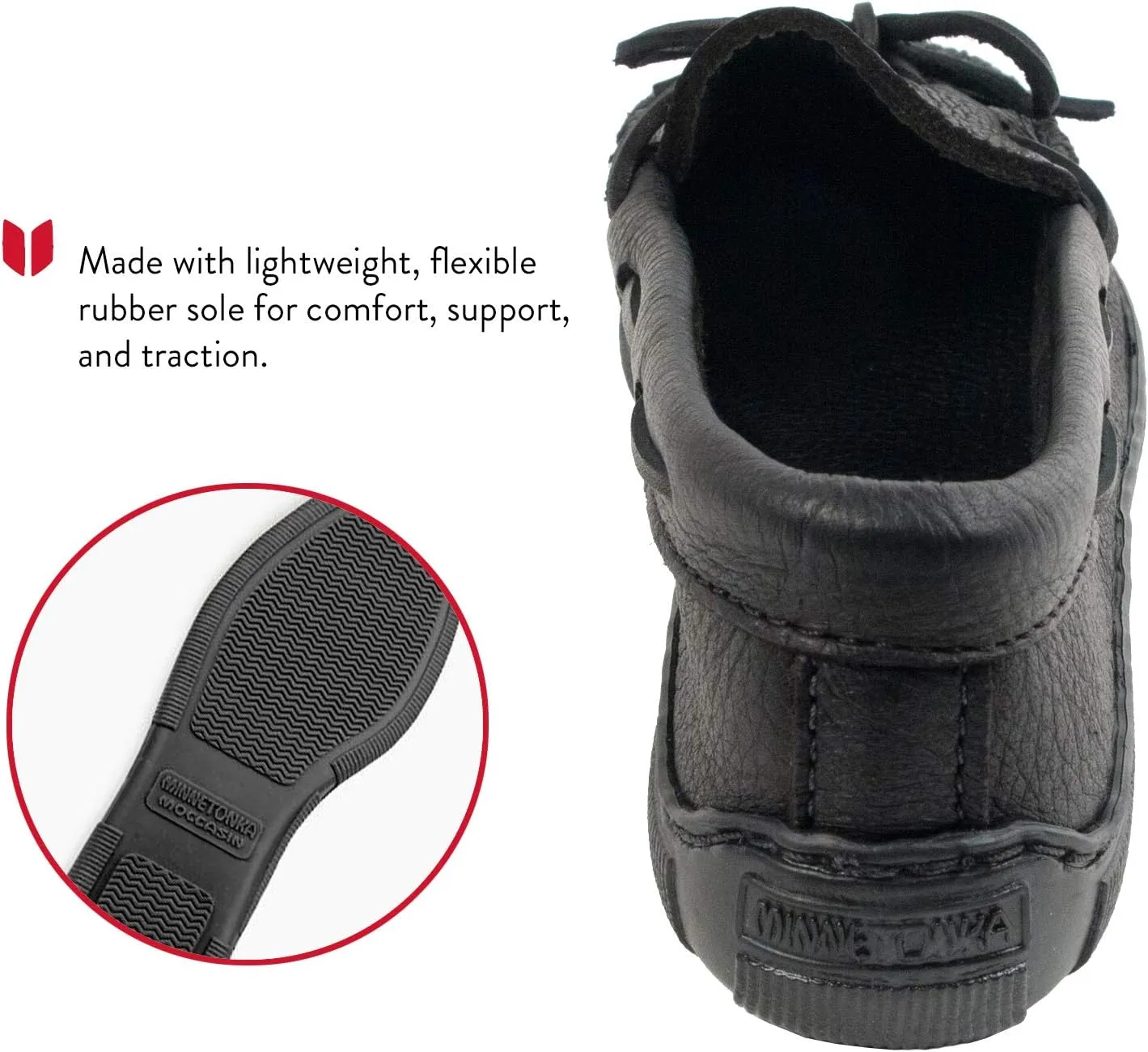Minnetonka Women's Moosehide Classic Slip-On
