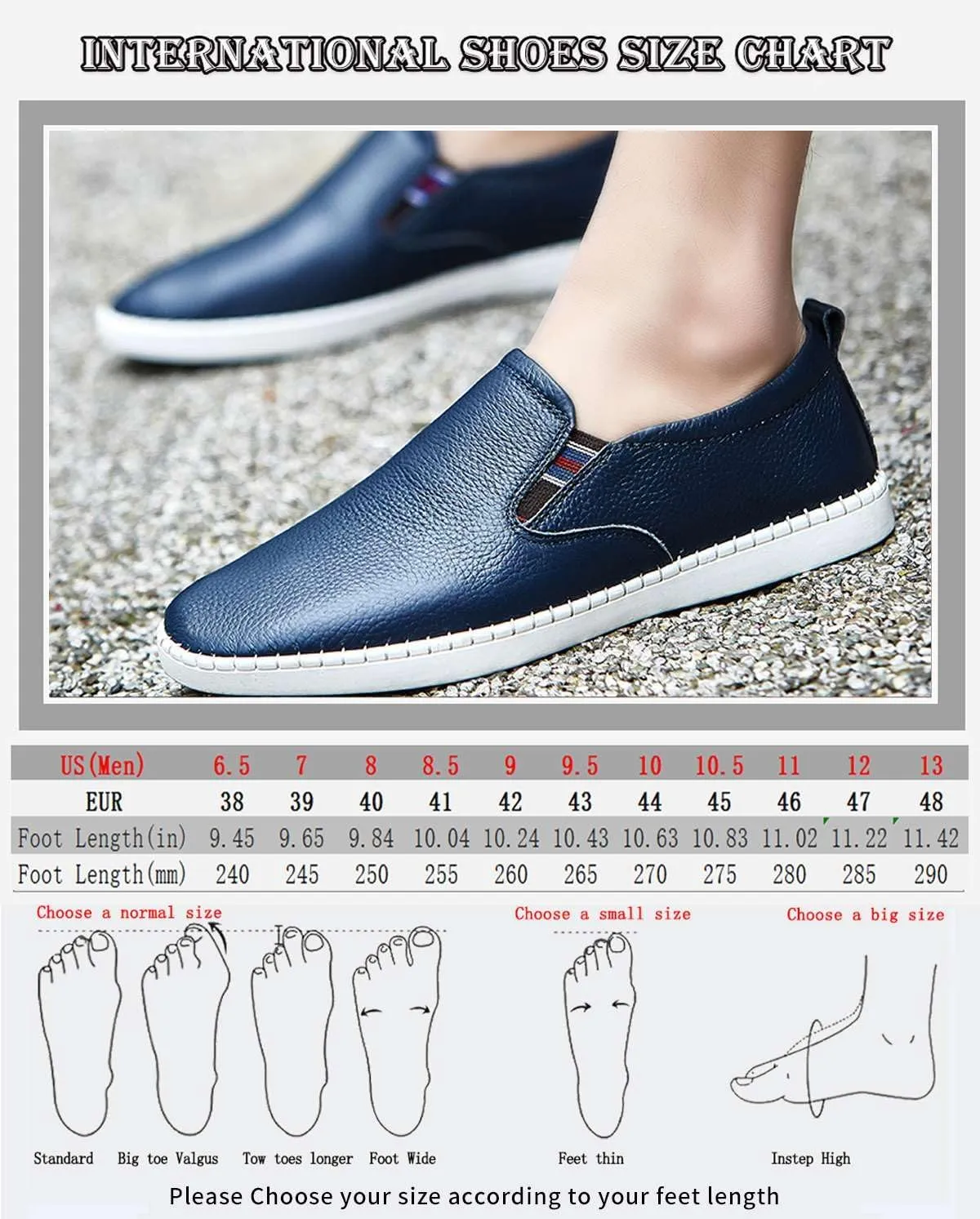 mitvr Men's Loafers Slip On Driving Shoes Lightweight Comfortable Outdoor Walking Shoes