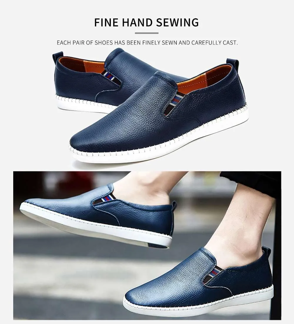 mitvr Men's Loafers Slip On Driving Shoes Lightweight Comfortable Outdoor Walking Shoes
