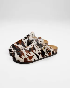 Mules Wide Tricolor