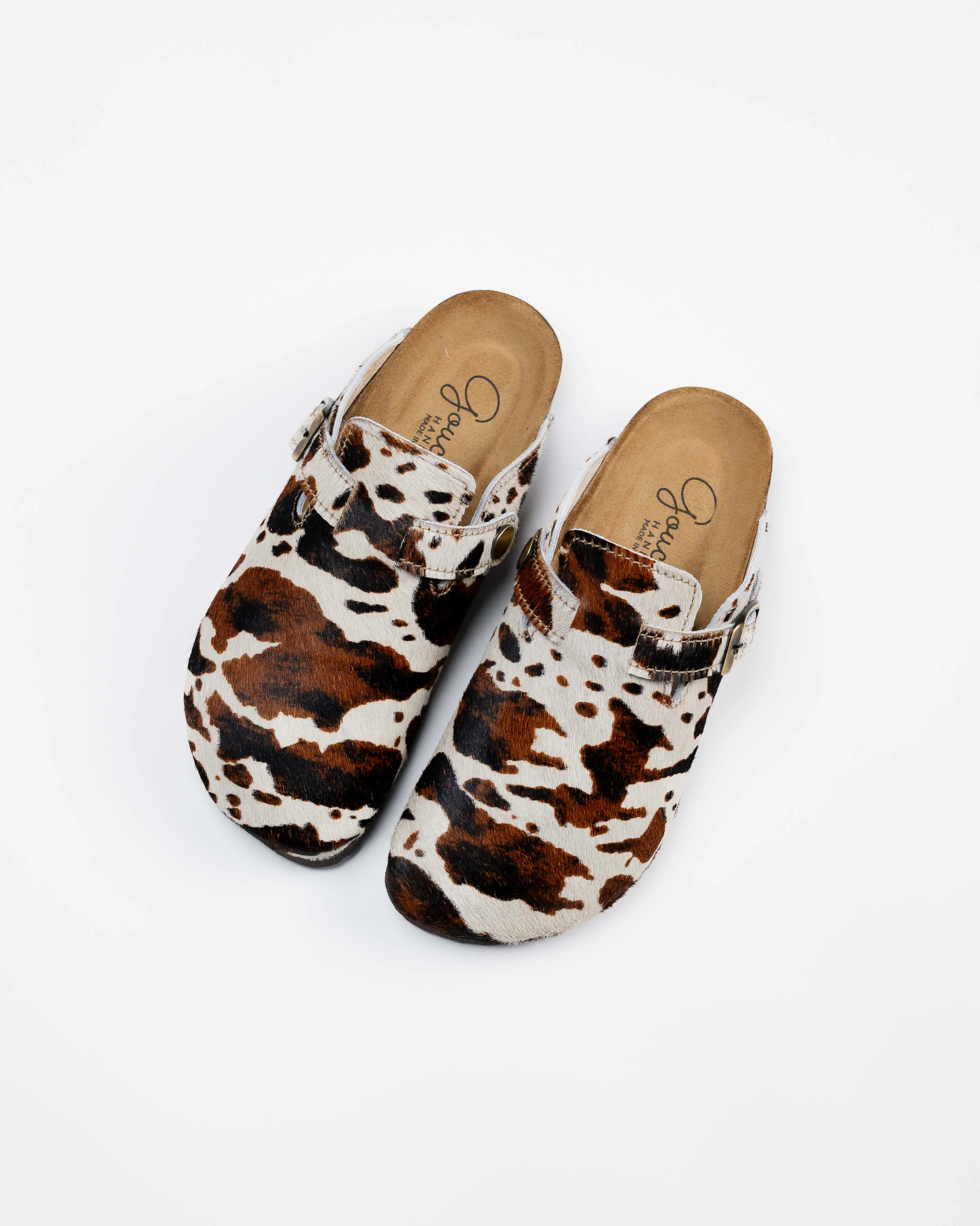 Mules Wide Tricolor