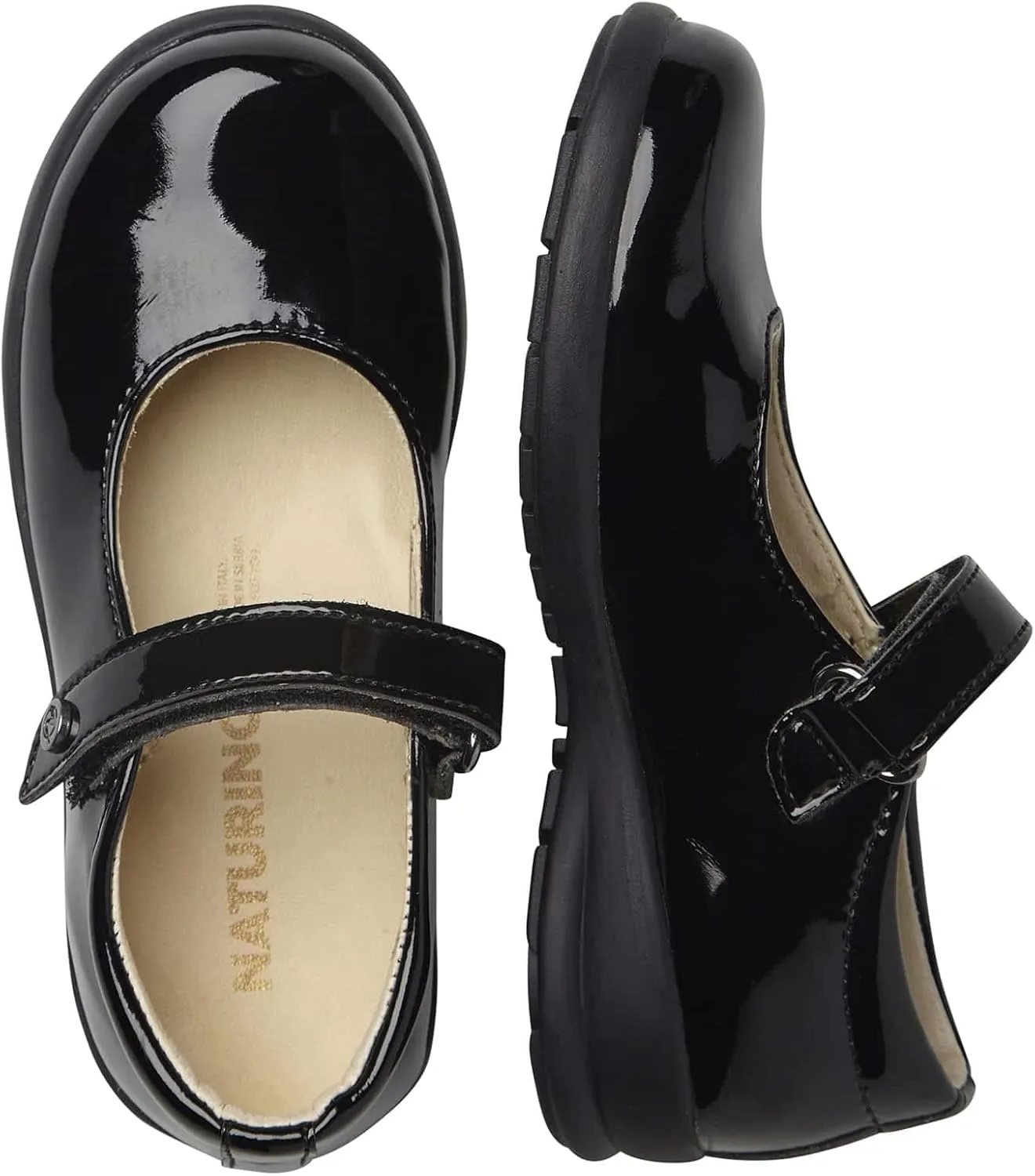 Naturino® Catania Platform Shoes for Girls and Boys – Ideal for School – Leather Upper – Rubber Outsole