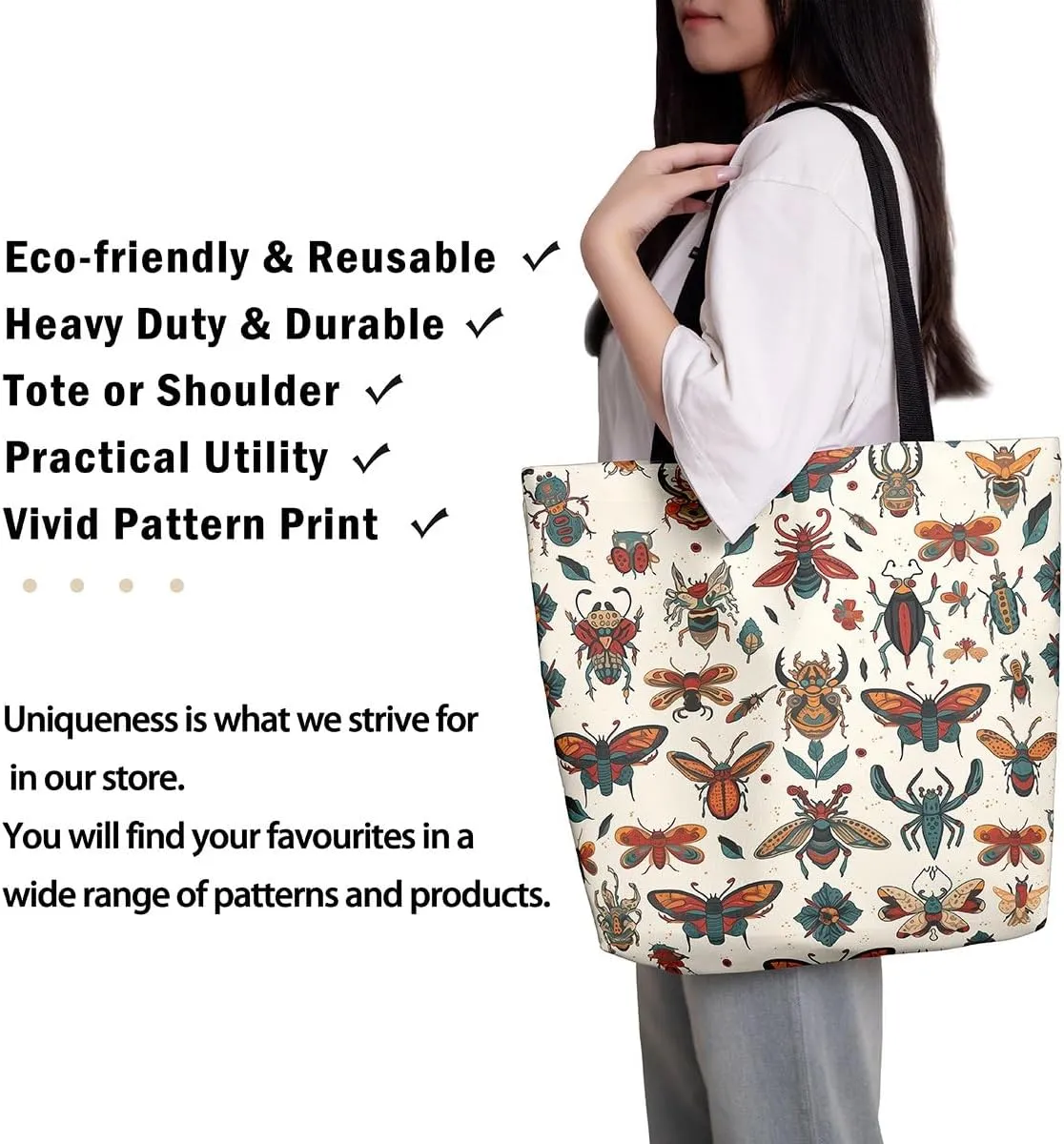 Nautical Canvas Tote Bag for Women,Compass Boat Anchor Large Capacity Gym Bag Ocean Cotton Bags