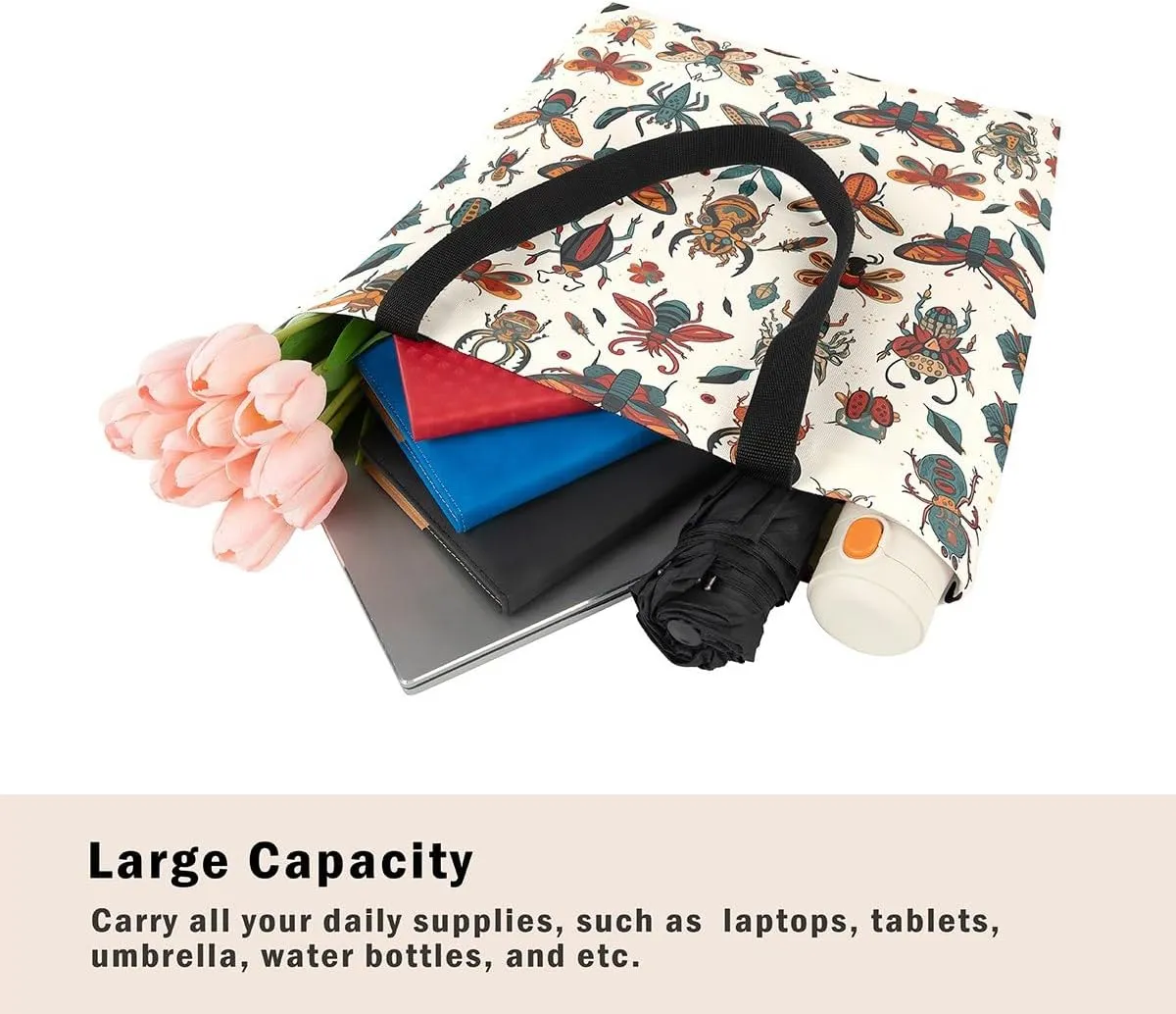 Nautical Canvas Tote Bag for Women,Compass Boat Anchor Large Capacity Gym Bag Ocean Cotton Bags