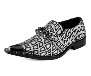 Nevil Silver Pointed Toe Loafers