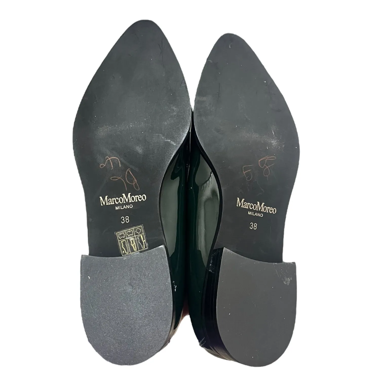 NEW Marco Moreo Green Patent Loafers