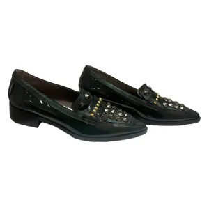 NEW Marco Moreo Green Patent Loafers