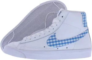 Nike Blazer Mid 77 Womens Shoes Size 7, Color: White/University Blue