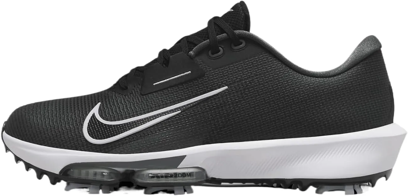 Nike Infinity Tour 2 Golf Shoes (FD0217-002, Black/Vapor Green/Iron Grey/White) Size 12