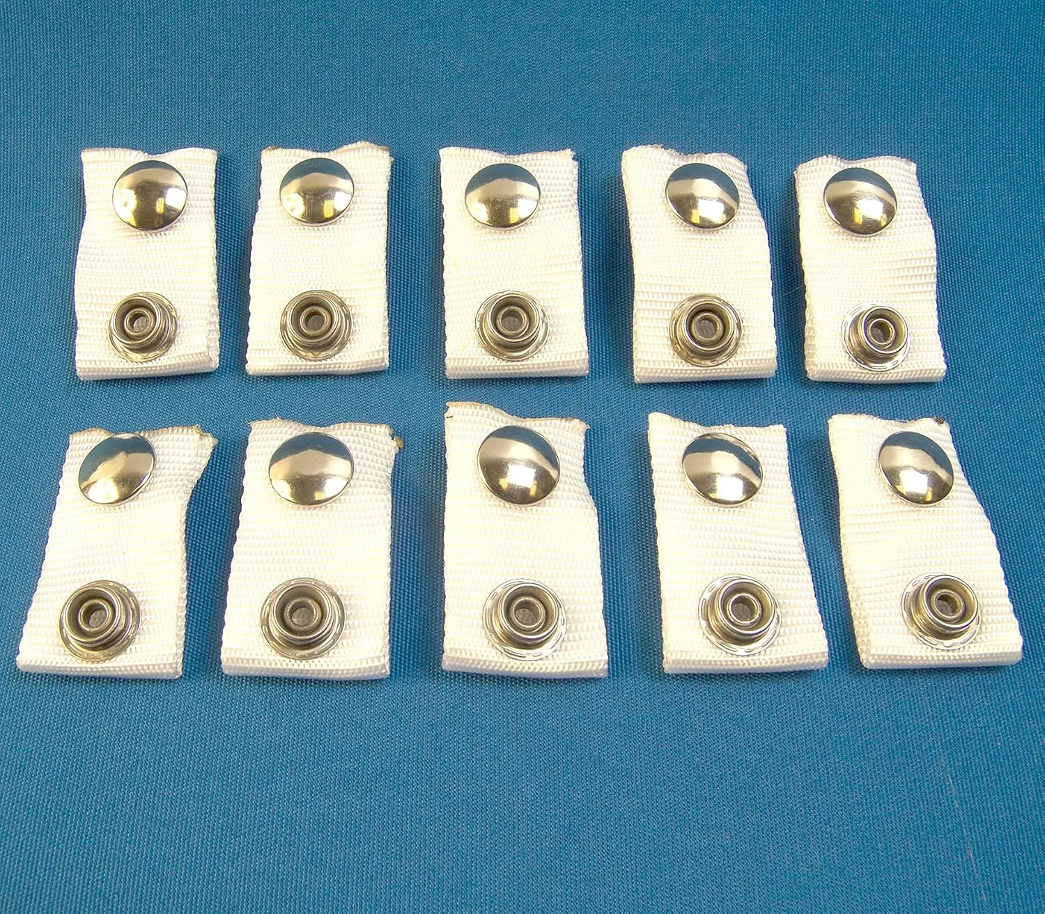 Northwest Tarp & Canvas Extender Snaps for Your Boat Cover, (Extend A Snap), Adds 1" Inch, White, Finger Loop Built in, 10 Piece Set