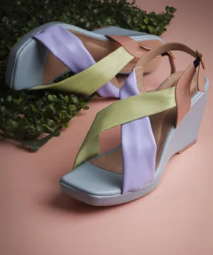 Open-Toe Heeled Sandal with Ankle-Strap
