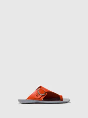 Open Toe Mules MICA758FLY CORAL