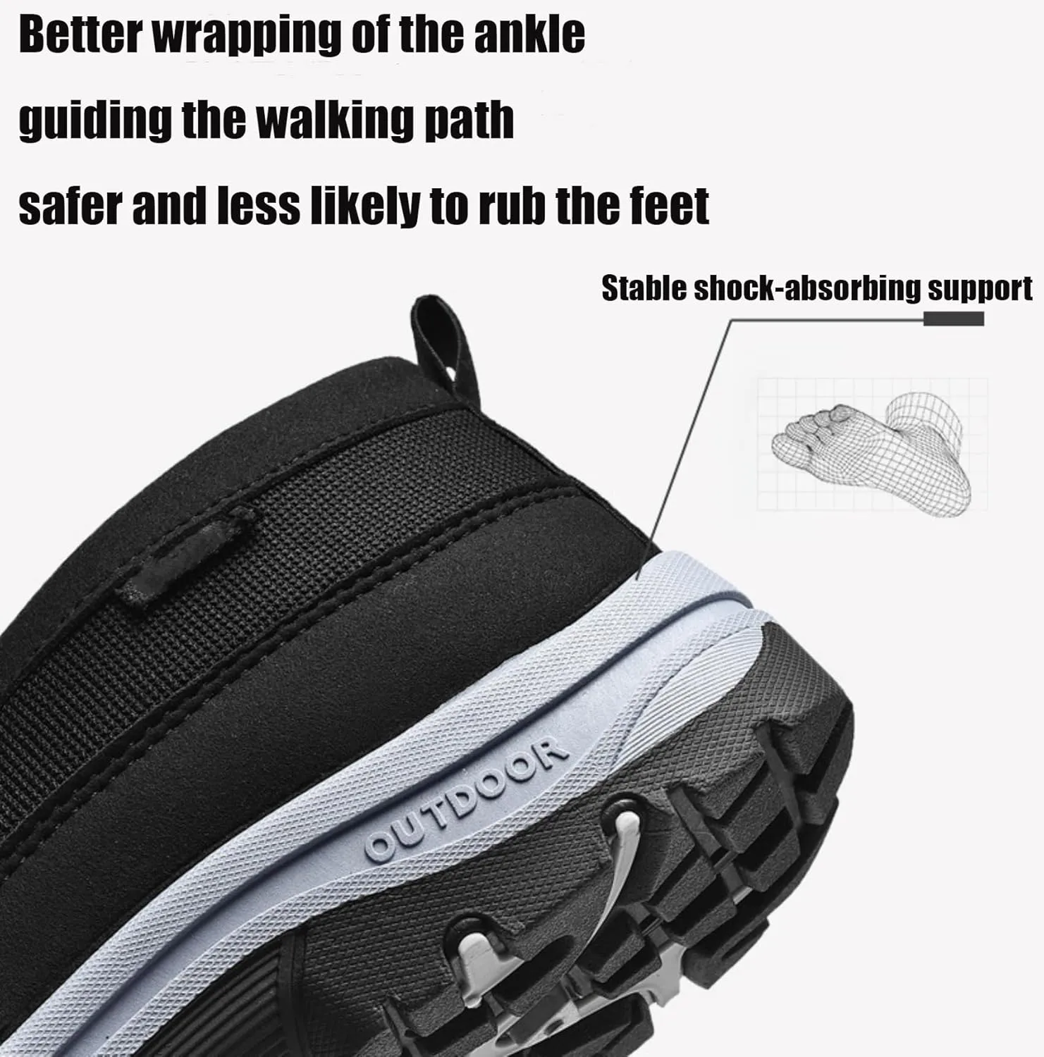 Orthowalkway Mens Shoes, Men's Arch Support Slip-on Canvas Loafers, Casual Orthopedic Sneakers Flats Walking Boat Shoes