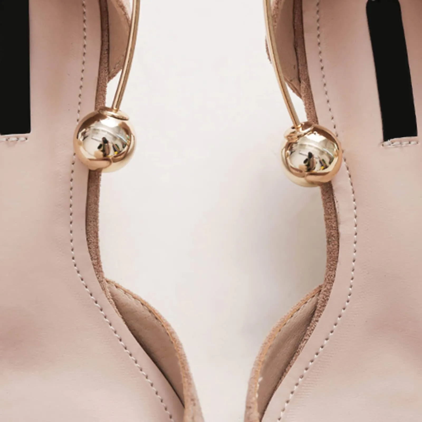 Pearl Buckle Pointed Toe Flat Loafers