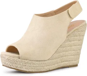 Perphy Platform Heels Espadrille Wedges Sandals for Women