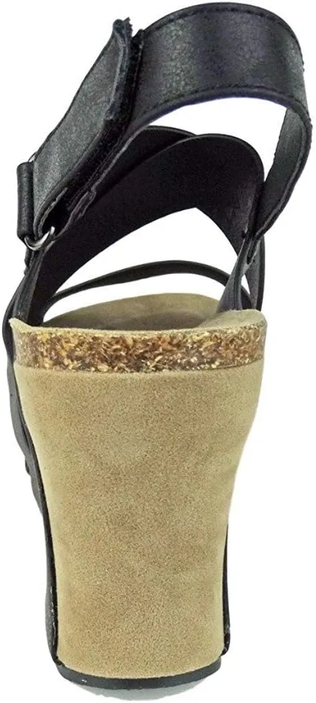 Pierre Dumas Women's Hester-5 Vegan Leather Strappy Wedge Sandals