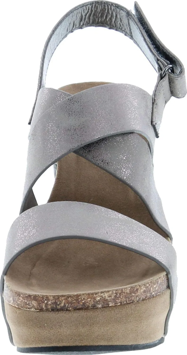 Pierre Dumas Women's Hester-5 Vegan Leather Strappy Wedge Sandals
