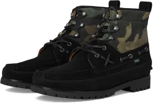 POLO RALPH LAUREN Men's Ranger Mid Camo Suede Boot Combat