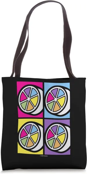 Pop Art Pie with Wedges Tote Bag
