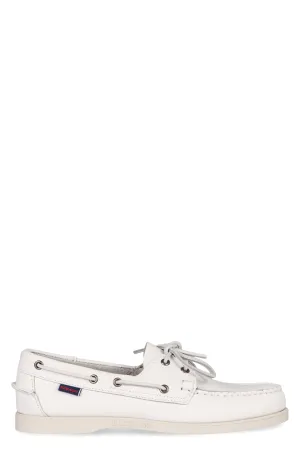 Portland leather boat shoes
